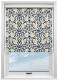 William Morris At Home Pimpernel, Indigo - Twist&Fit Roller Blind